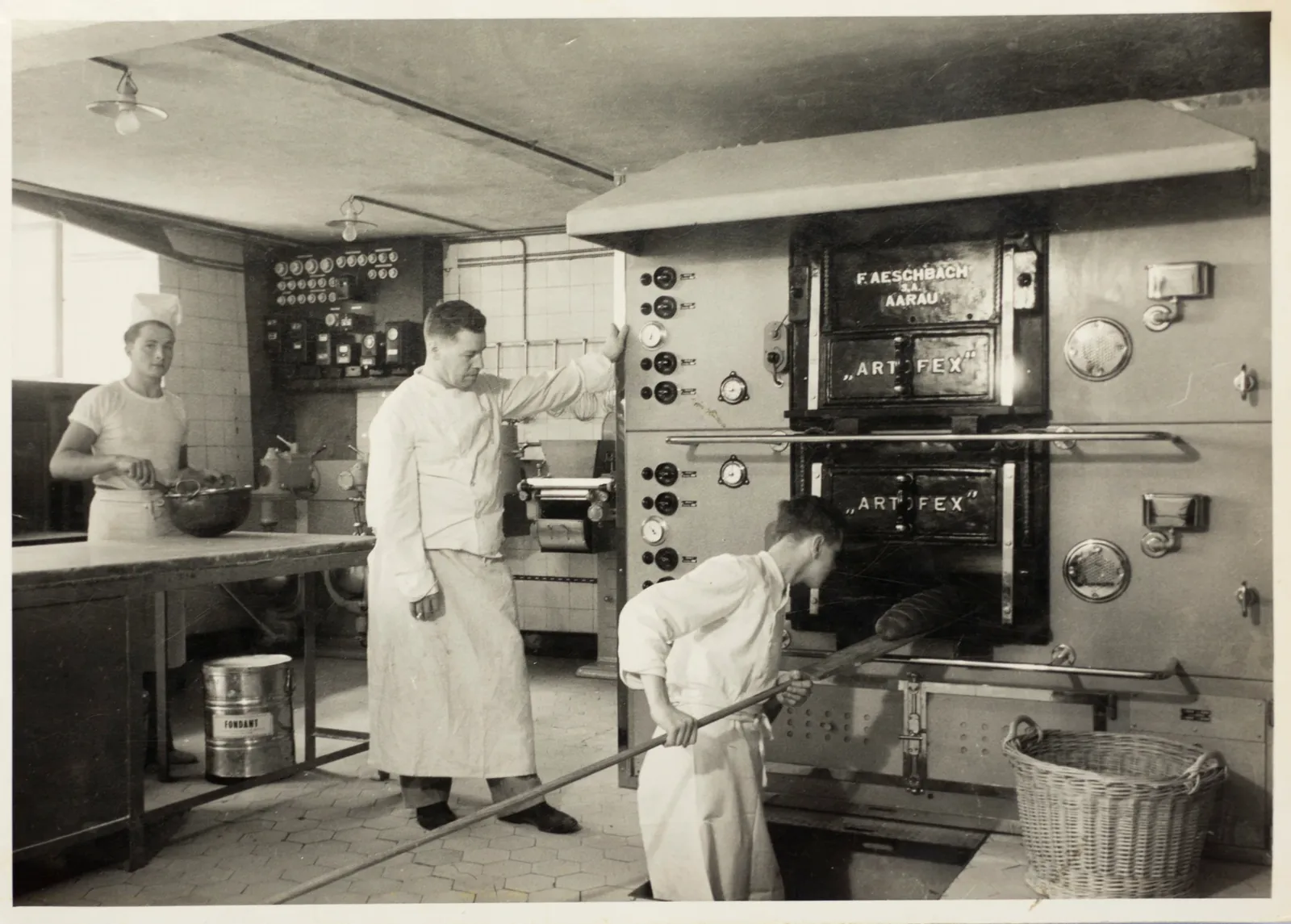 Historische Furter-Backstube mit Aeschbach- und Artofex-Ofentechnik